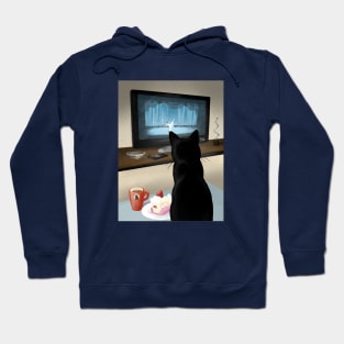 Watching TV Hoodie